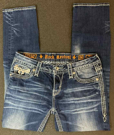 Rock Revival Blue Jeans