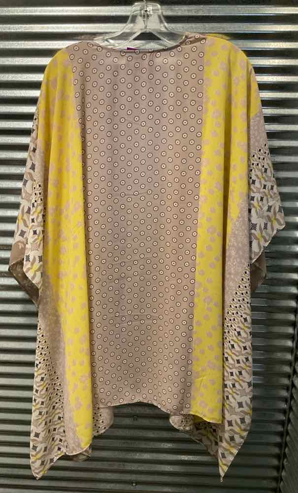 Susan Graver Size L Yellow Womens Tops
