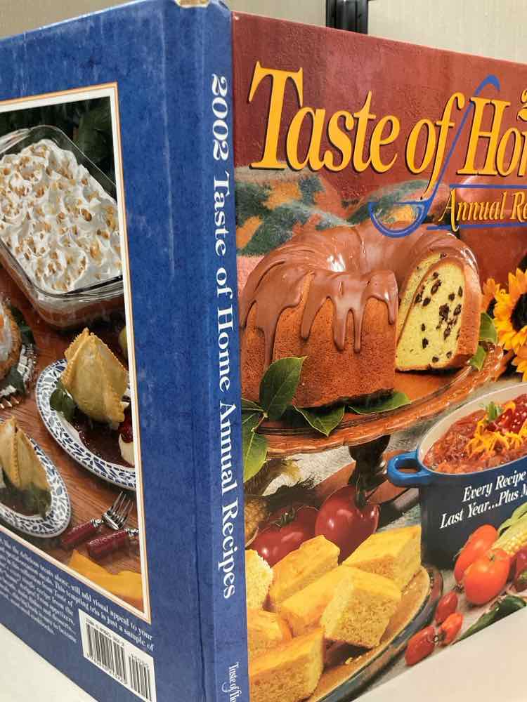 Set of 3 2001-2003 Taste of Home Annual Recipes - Hardcovers By Julie Schnittka