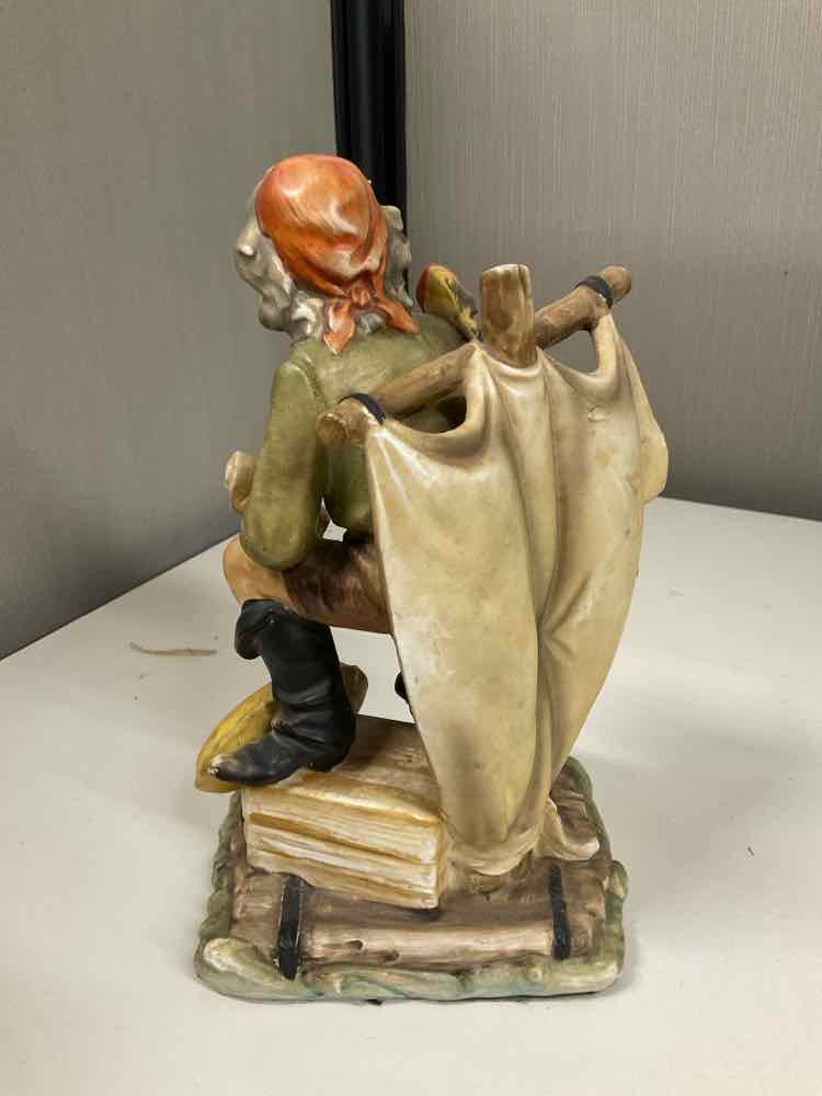 8" Porcelain Pirate Figurine by Norleans made in Japan