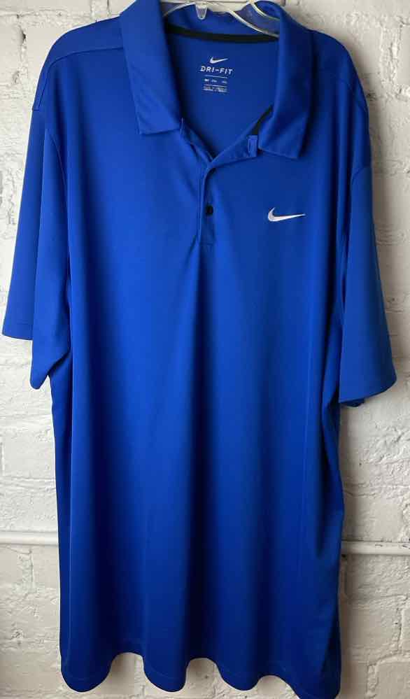 Nike Size 3XL Blue Short Sleeve