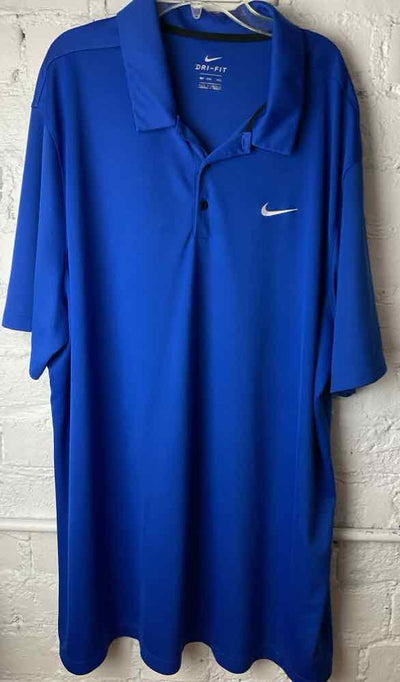 Nike Size 3XL Blue Short Sleeve