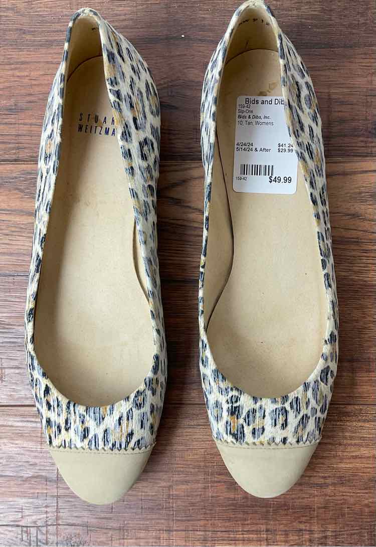 Bids & Dibs, Inc. 10 Tan Slip-Ons