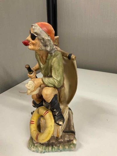 8" Porcelain Pirate Figurine by Norleans made in Japan