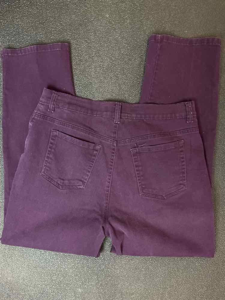Gloria Vanderbilt Size 12 Purple Jeans
