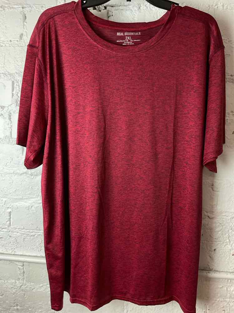 Bids & Dibs, Inc. Size XXL Red Short Sleeve