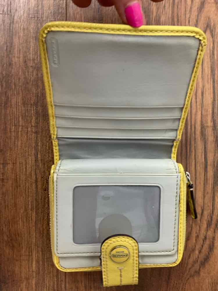 Coach Yellow Bags & Purse