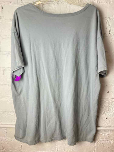 Aerie Size L Gray Short Sleeve