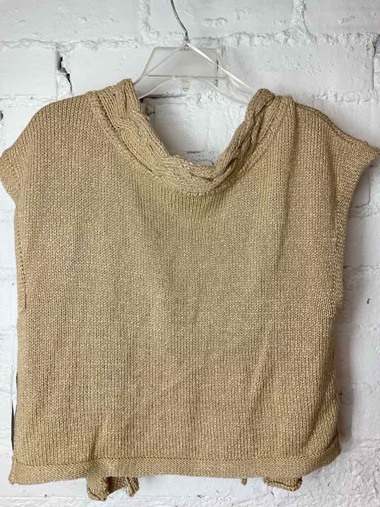 Tommy Hillfiger Size L Tan Sleeveless