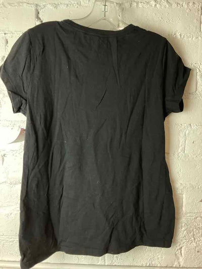 Guess Size XL Black Short Sleeve