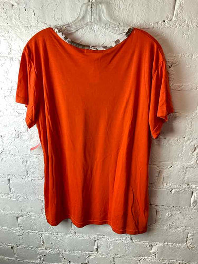 Bids & Dibs, Inc. Size 2X Orange Short Sleeve