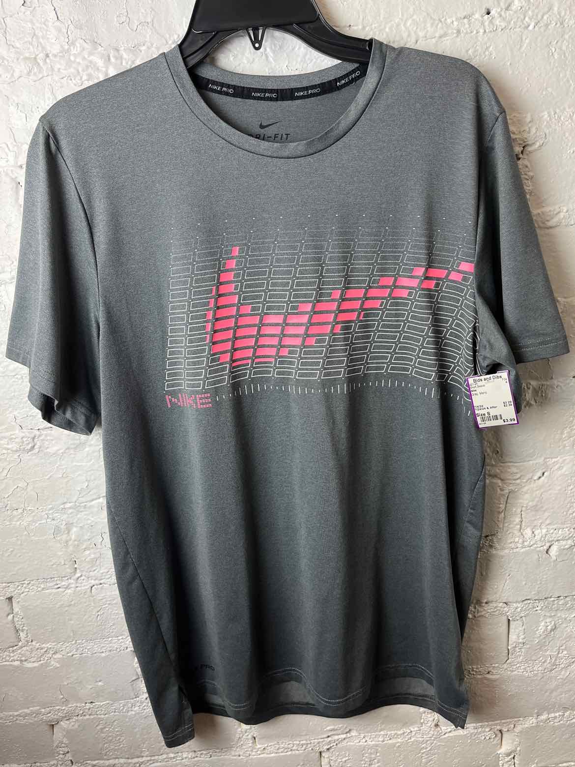 Nike Size S Gray Short Sleeve