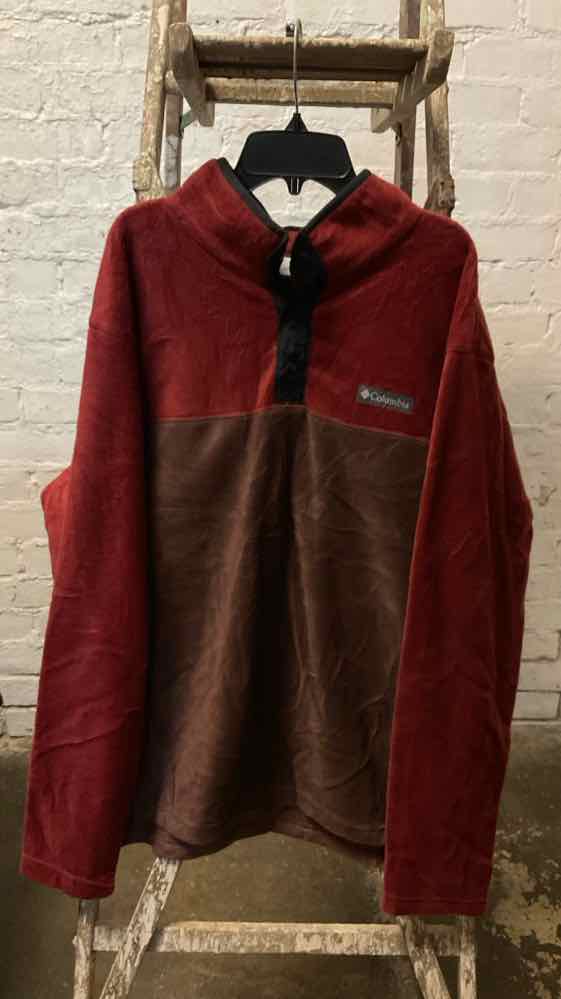 Columbia Size XL Brown Mens Tops