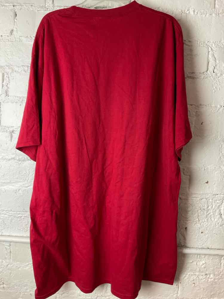 Bids & Dibs, Inc. Size XXL Red Short Sleeve