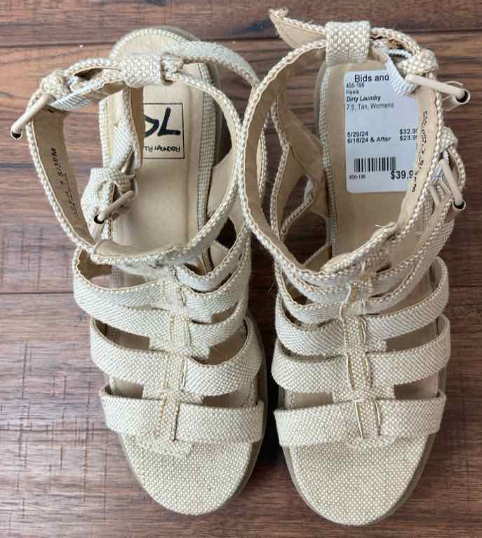 Dirty Laundry 7.5 Tan Heels