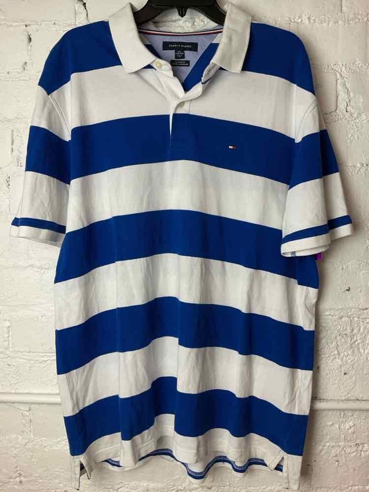 Tom Ford Size XXL Blue Short Sleeve