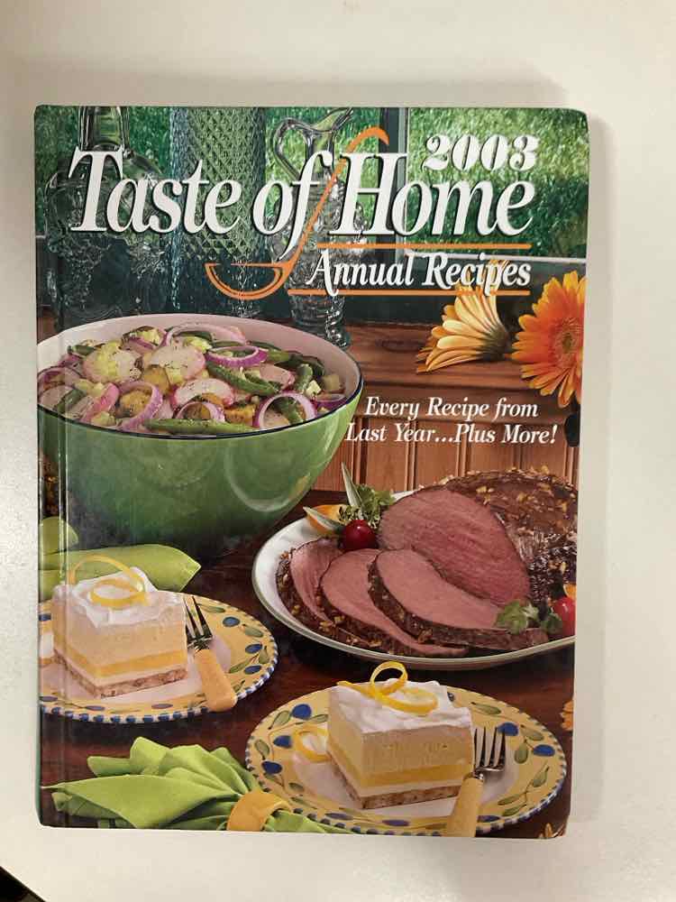 Set of 3 2001-2003 Taste of Home Annual Recipes - Hardcovers By Julie Schnittka