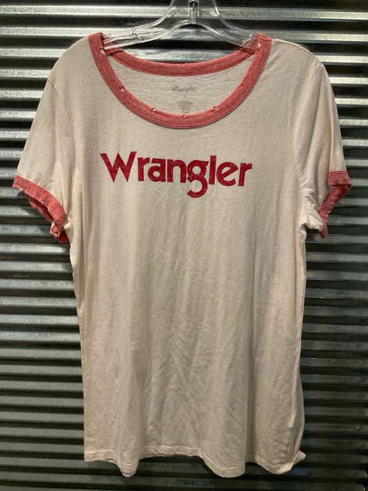 Wrangler Size XL Cream Womens Tops
