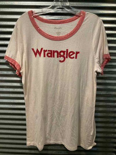 Wrangler Size XL Cream Womens Tops