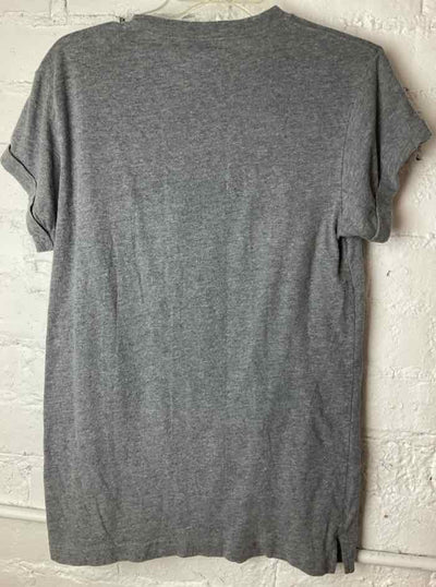 PINK Size XS Gray Short Sleeve