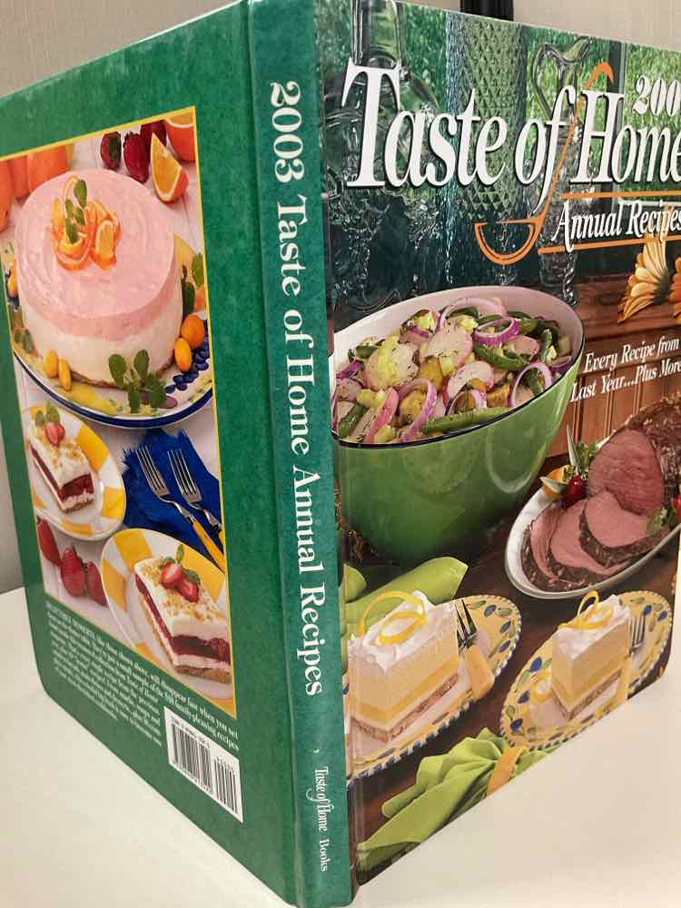 Set of 3 2001-2003 Taste of Home Annual Recipes - Hardcovers By Julie Schnittka