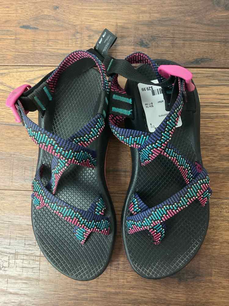 Chaco 7 Black Sandals