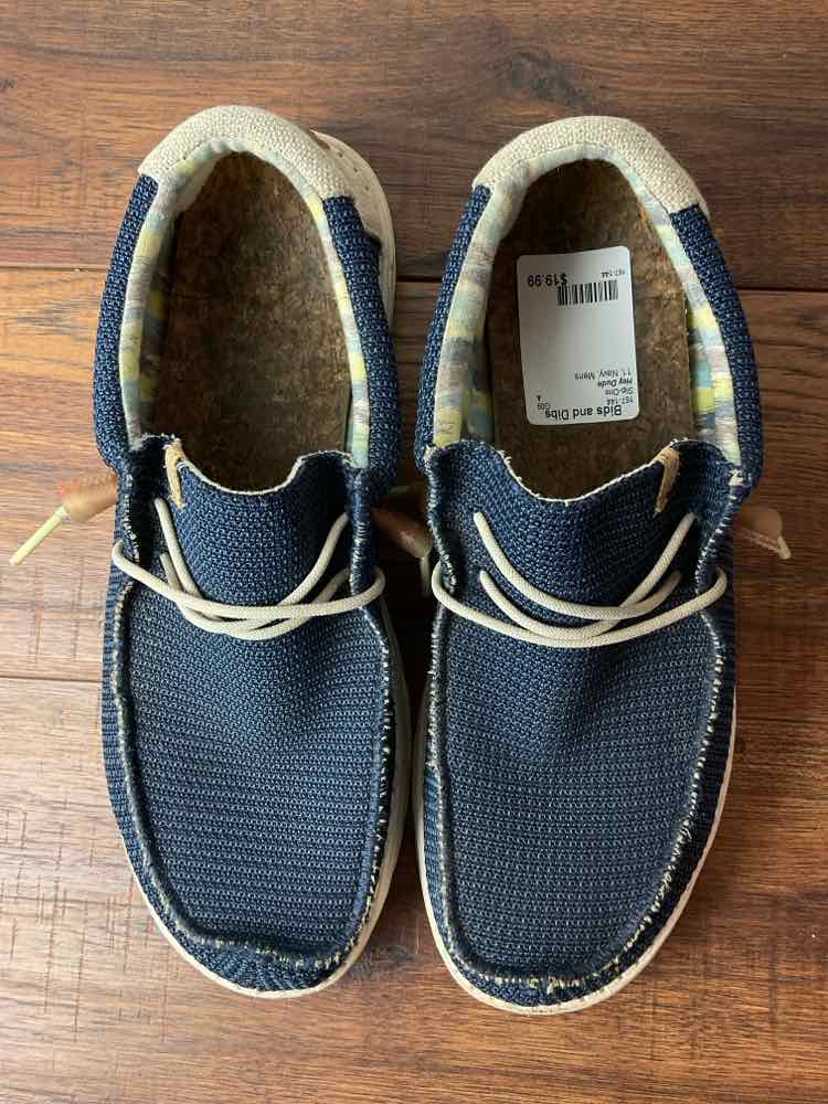 Hey Dude 11 Navy Slip-Ons