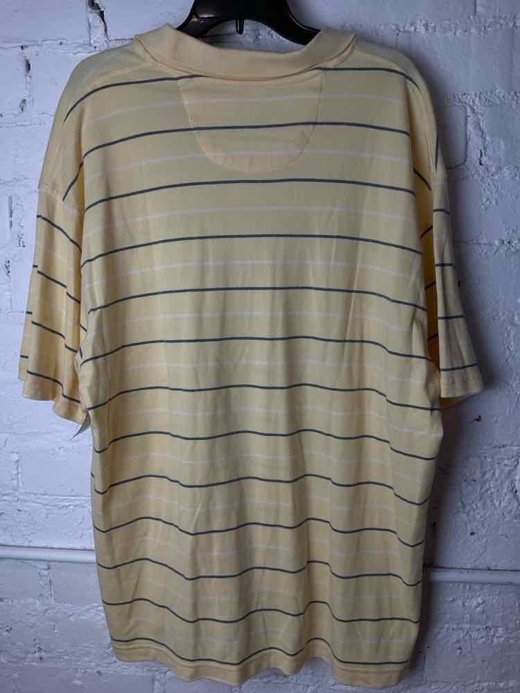 Bids & Dibs, Inc. Size XXL Yellow Short Sleeve