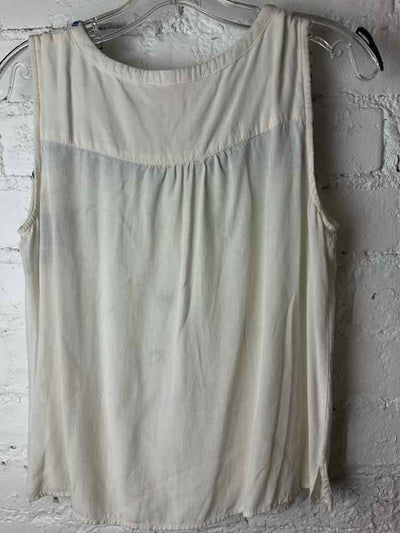 Bids & Dibs, Inc. Size L White Sleeveless