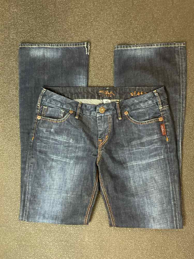 Silver Size Blue Jeans