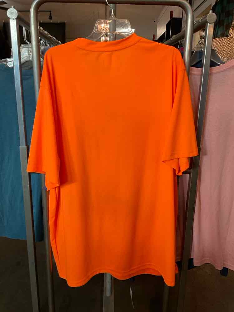 Wrangler Size 2xl Orange Mens Tops