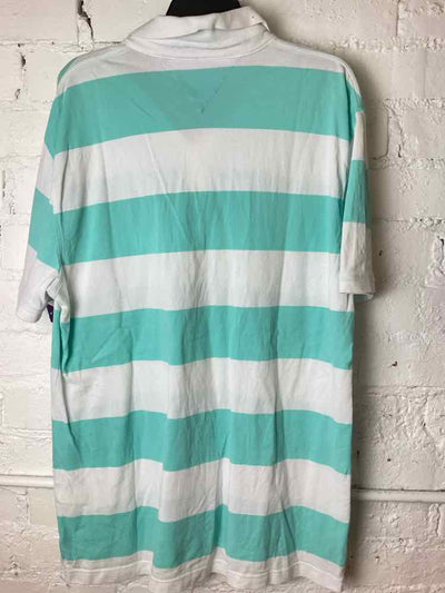 Tommy Hillfiger Size XXL Blue Short Sleeve