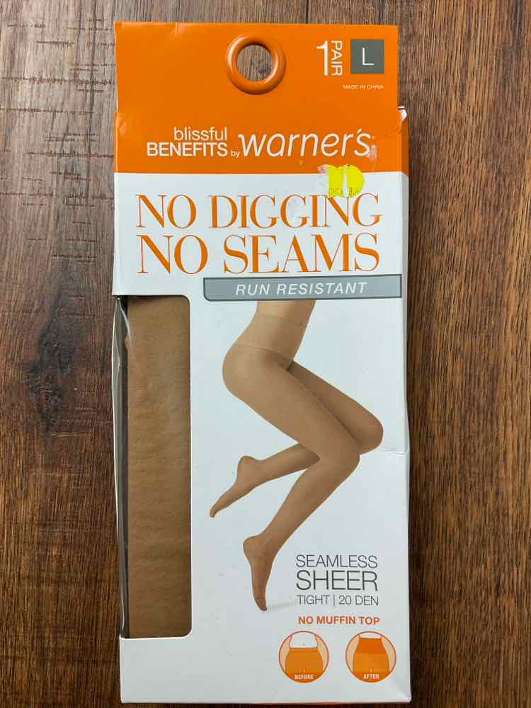 Bids & Dibs, Inc. L Tan Socks & Hosiery